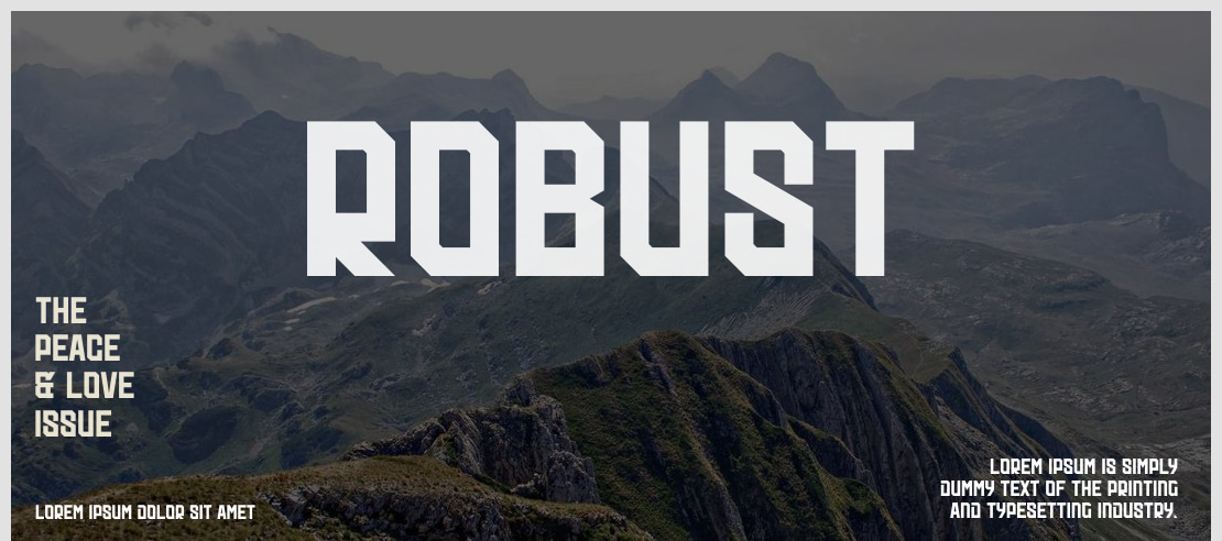 ROBUST Font