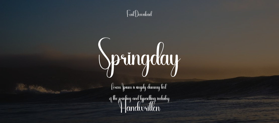 Springday Font