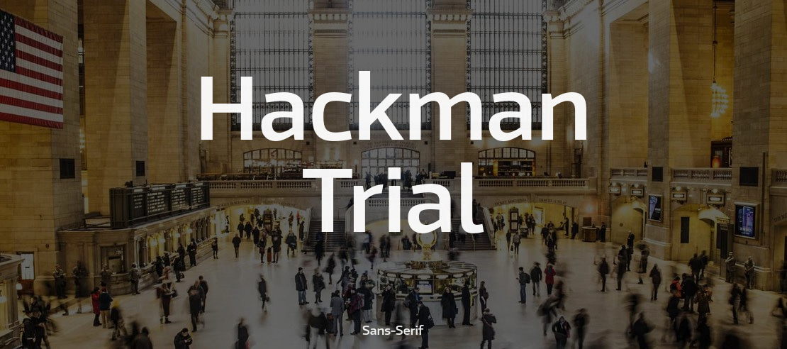 Hackman Trial Font Family