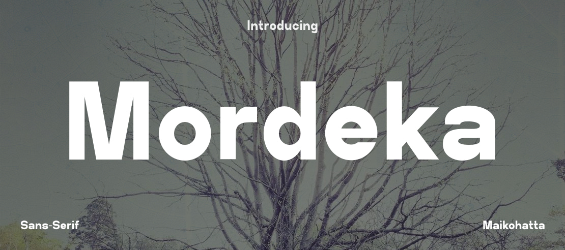 Mordeka Font