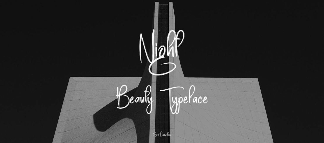 Night Beauty Font