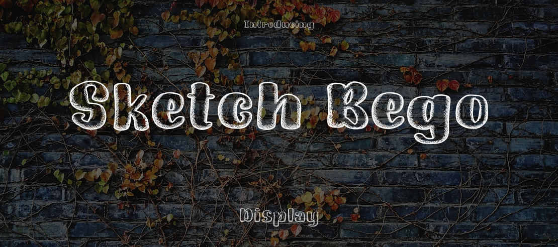 Sketch Bego Font Family