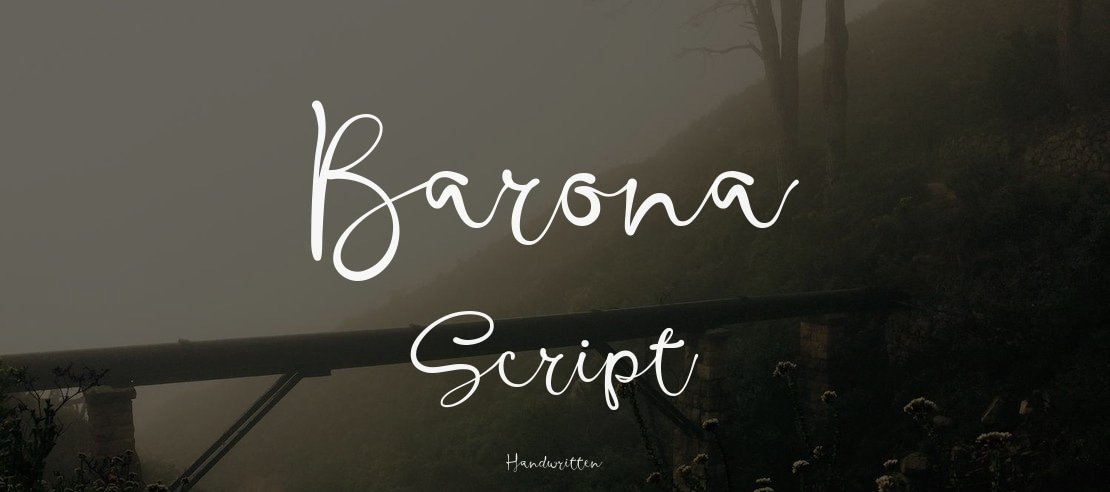 Barona Script Font