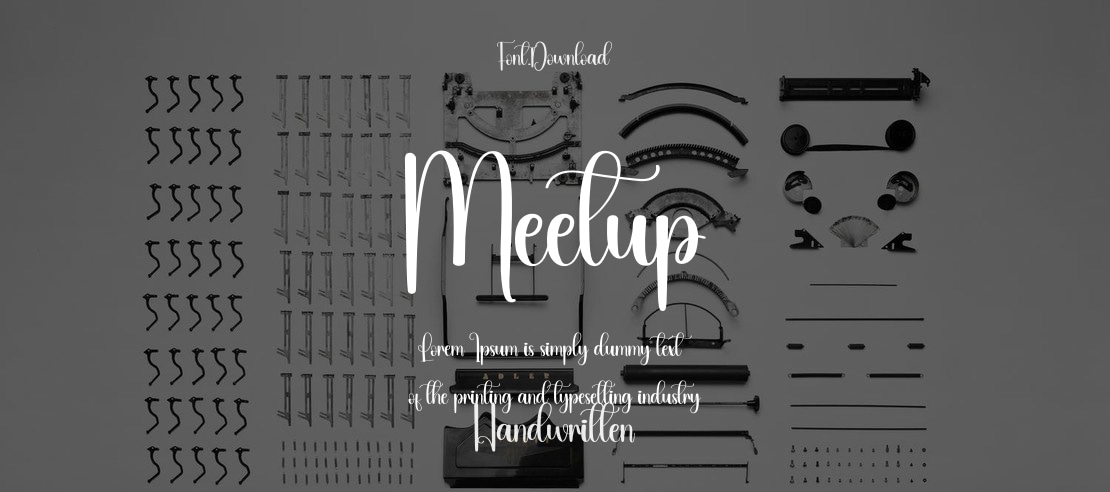 Meetup Font