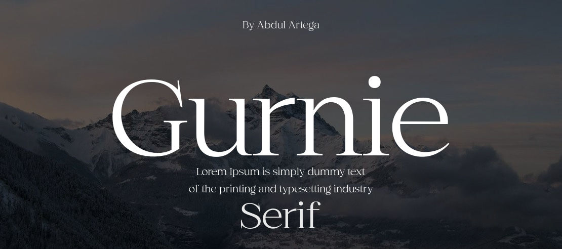 Gurnie Font