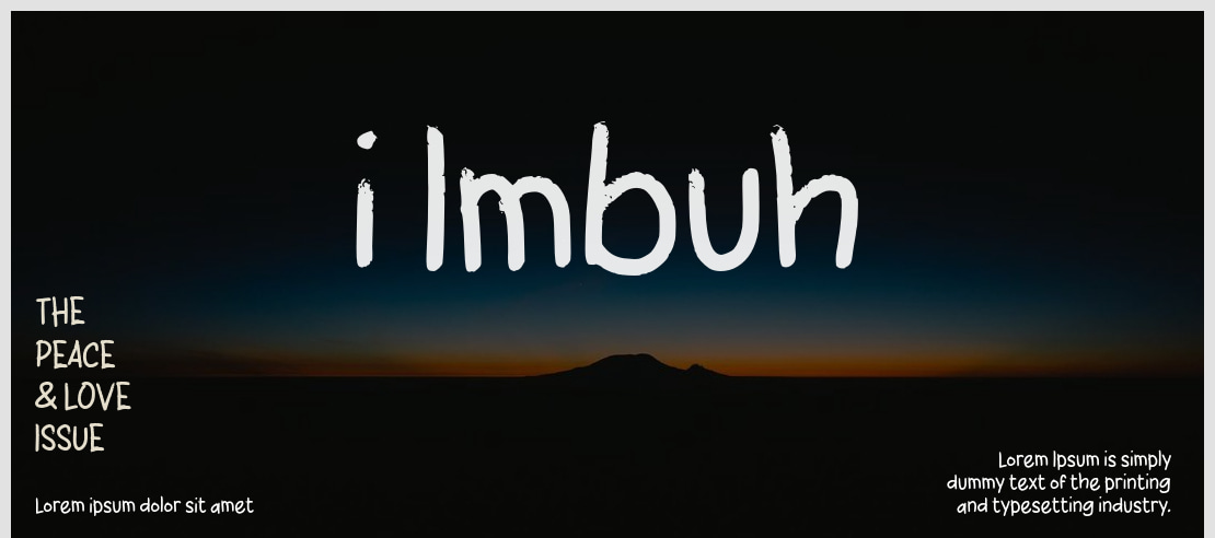 i Imbuh Font