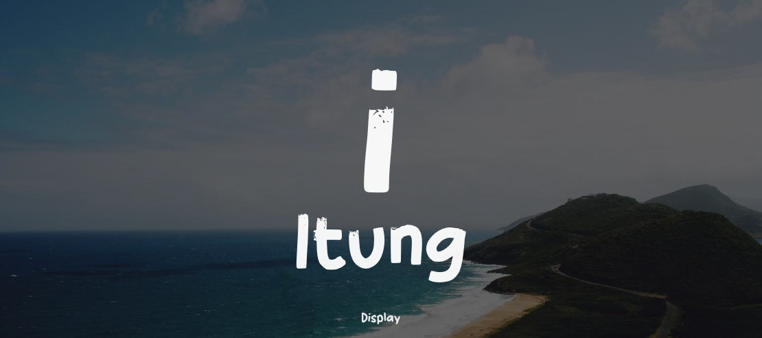 i Itung Font