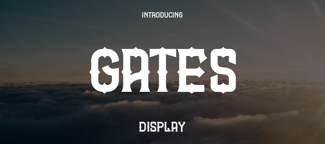 GATES Font Family