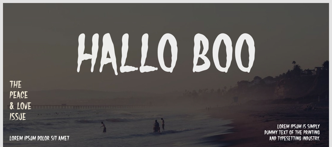 Hallo Boo Font