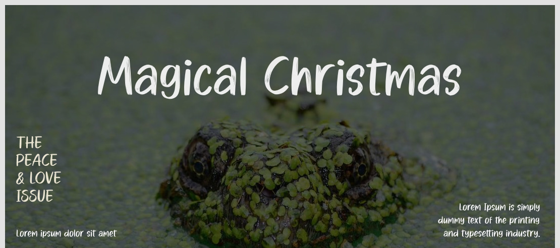 Magical Christmas Font