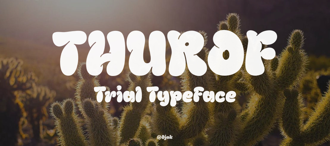 THUROF Trial Font