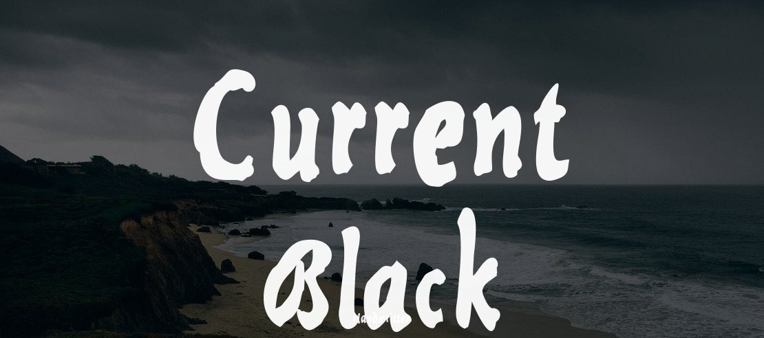 Current Black Font