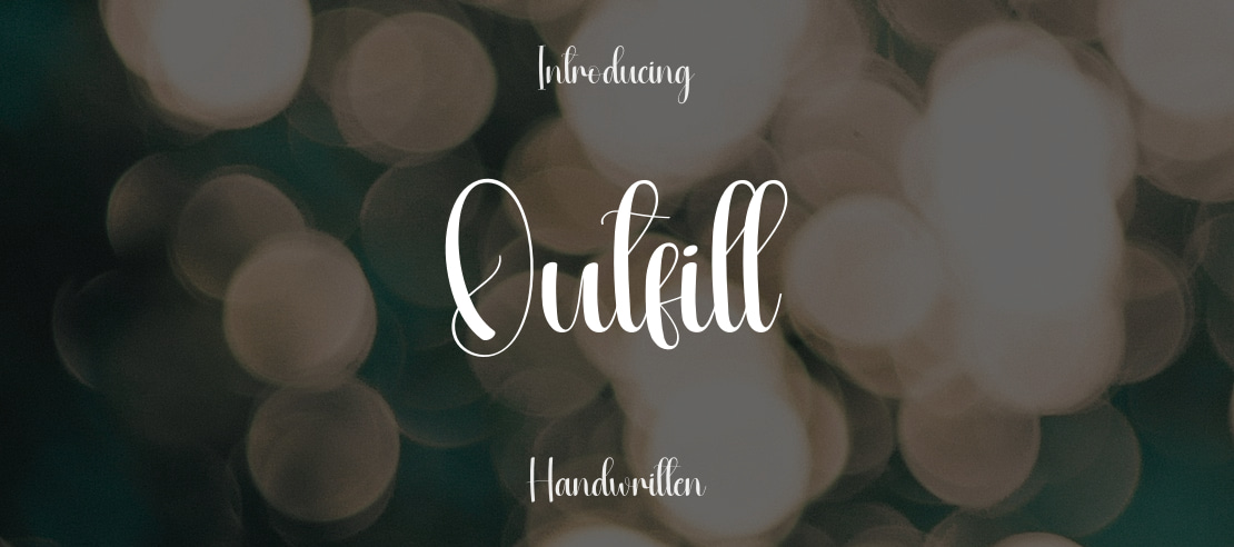 Outfill Font