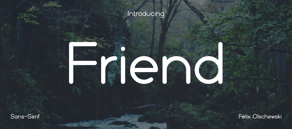 Friend Font Family