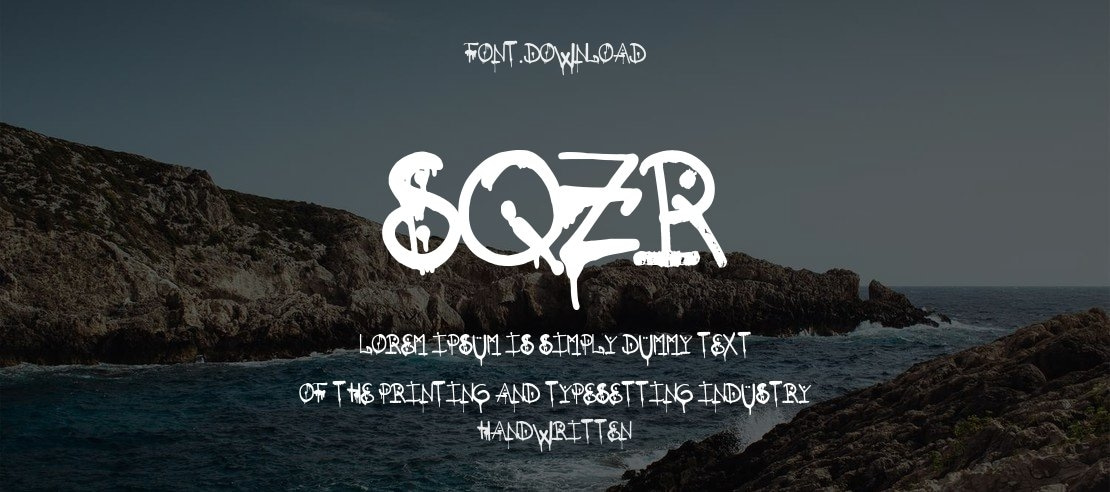 SQZR Font