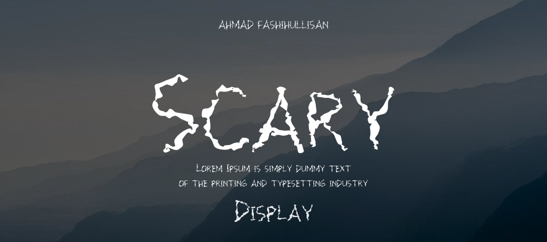 Scary Font