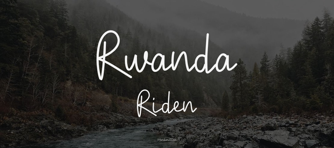 Rwanda Riden Font