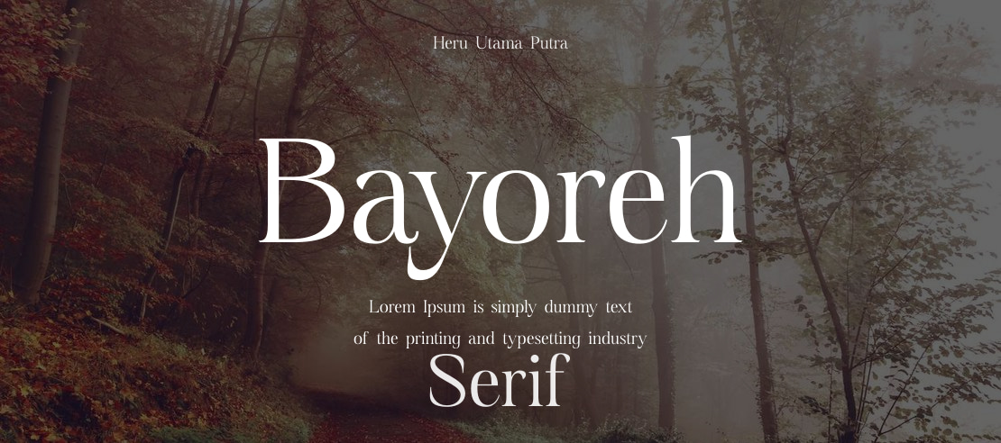 Bayoreh Font