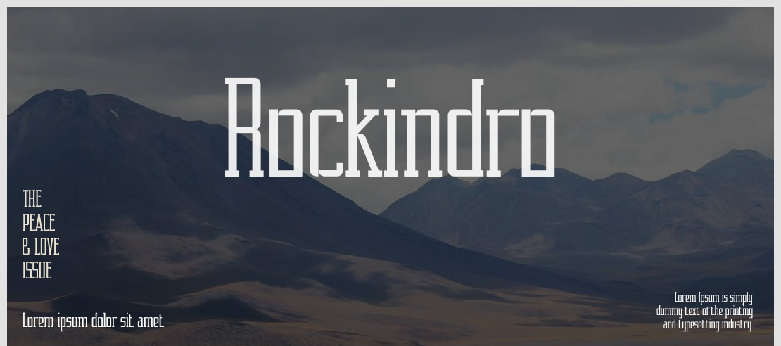 Rockindro Font
