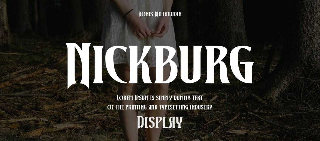 Nickburg Font