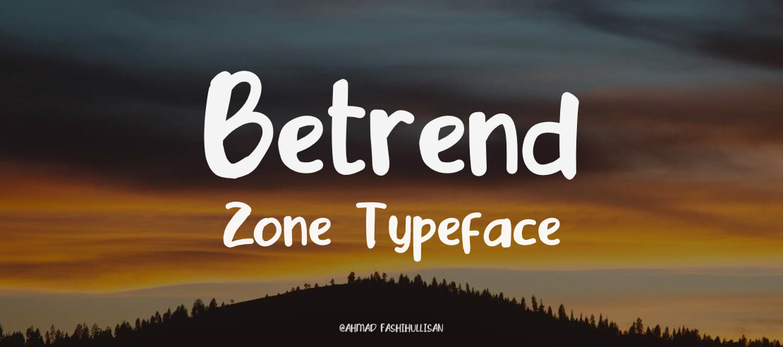 Betrend Zone Font