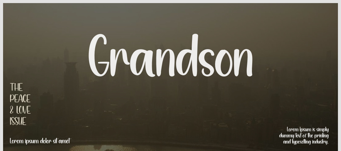 Grandson Font