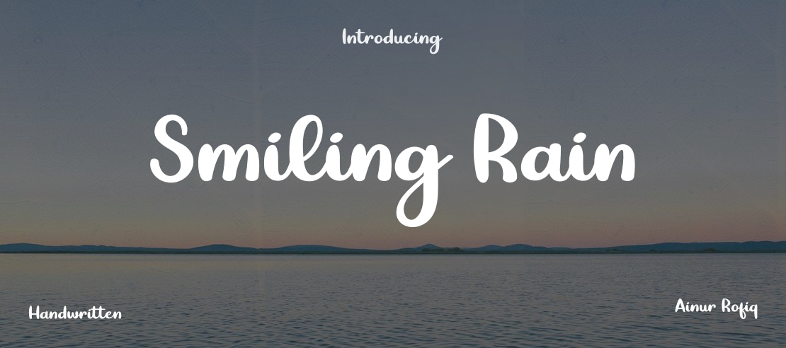 Smiling Rain Font