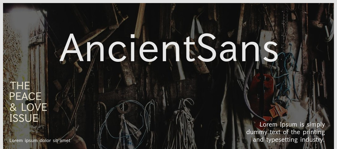 AncientSans Font