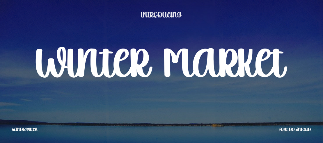 Winter Market Font