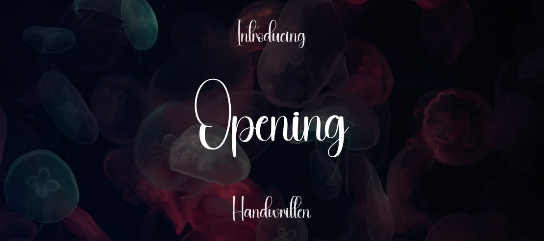 Opening Font