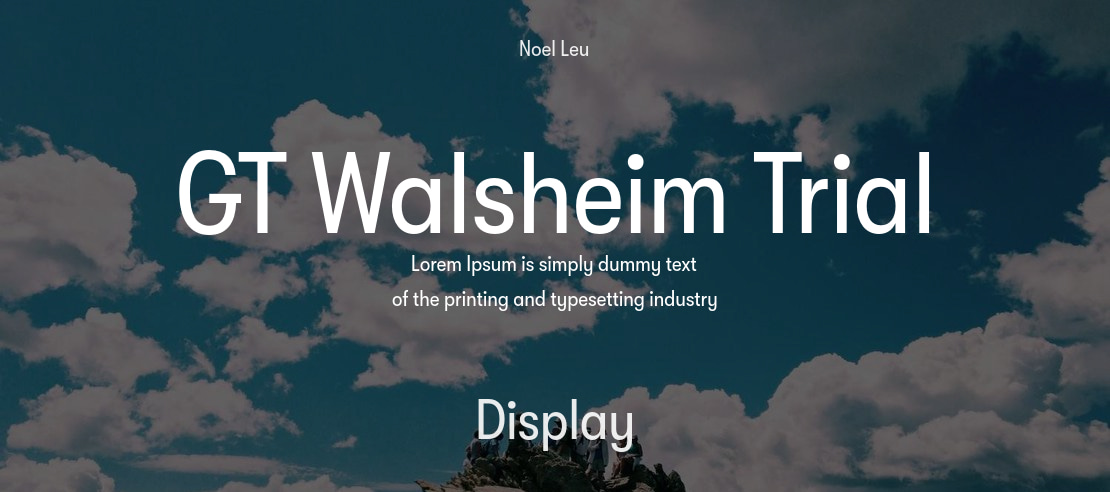 GT Walsheim Trial Font Family