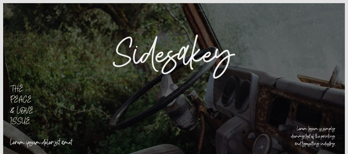 Sidesakey Font