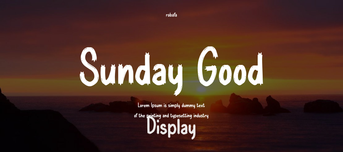 Sunday Good Font