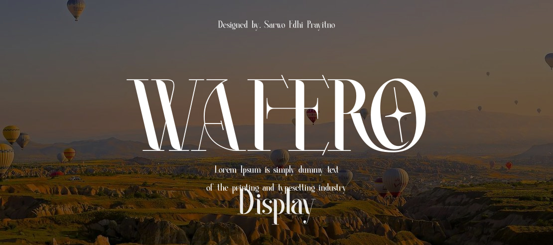 WAFERO Font