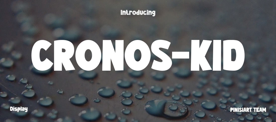 CRONOS-KID Font