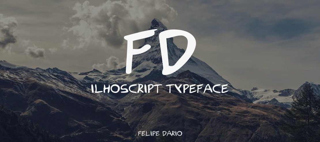 FD Ilhoscript Font