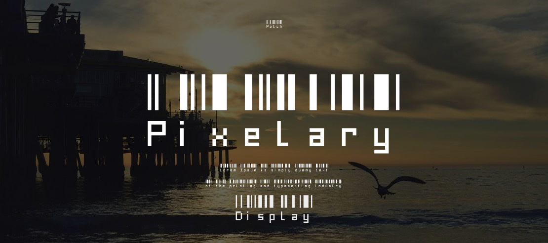 Pixelary Font