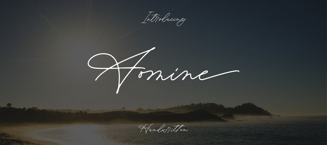 Aomine Font