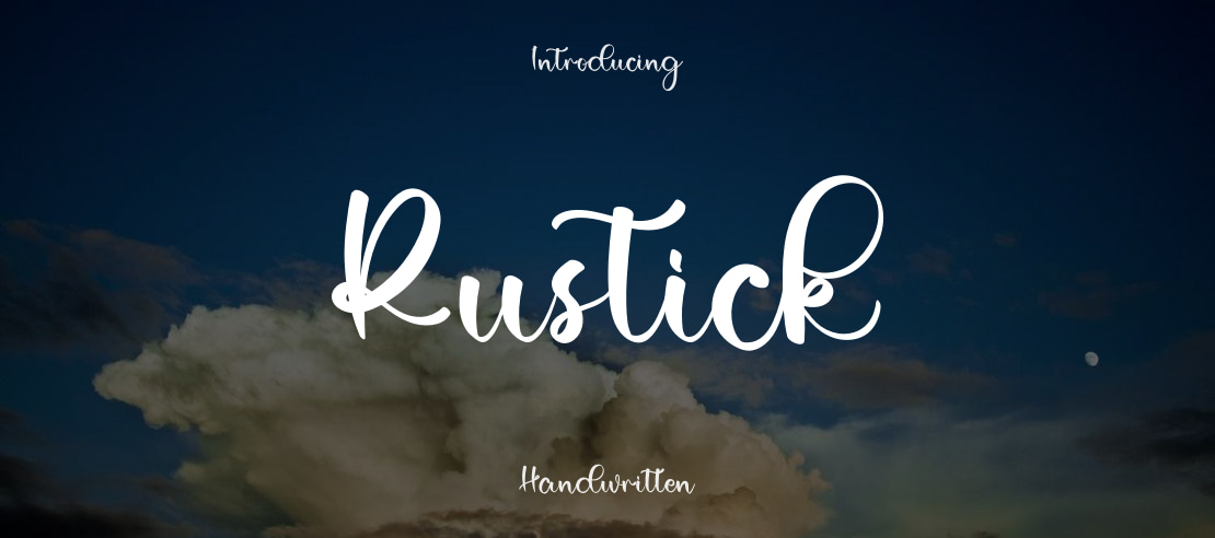 Rustick Font