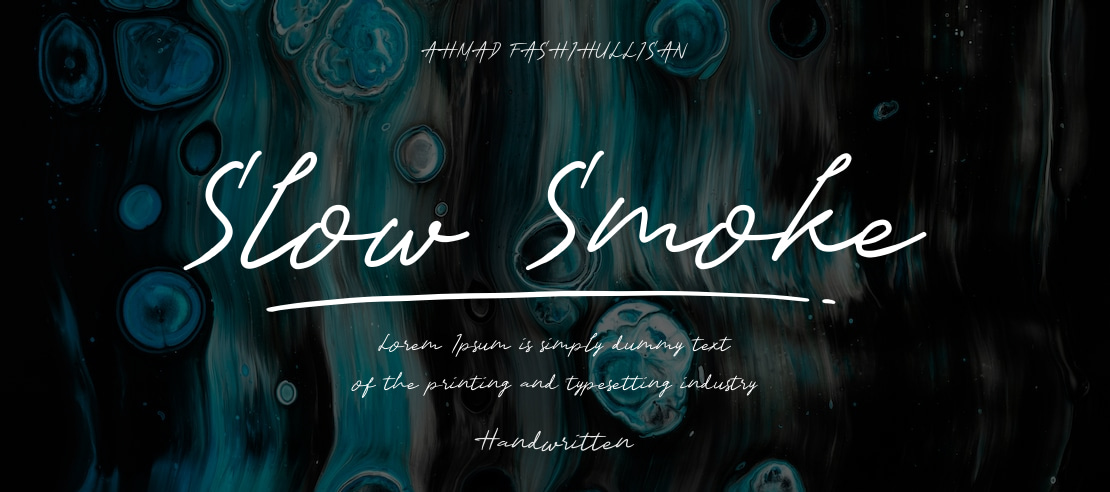 Slow Smoke Font