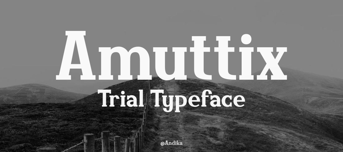 Amuttix Trial Font