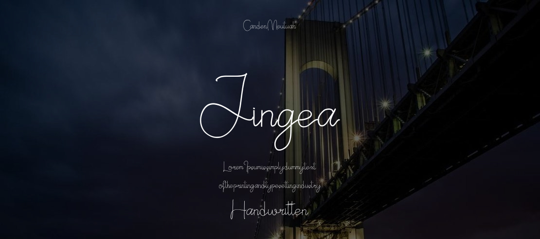 Jingea Font