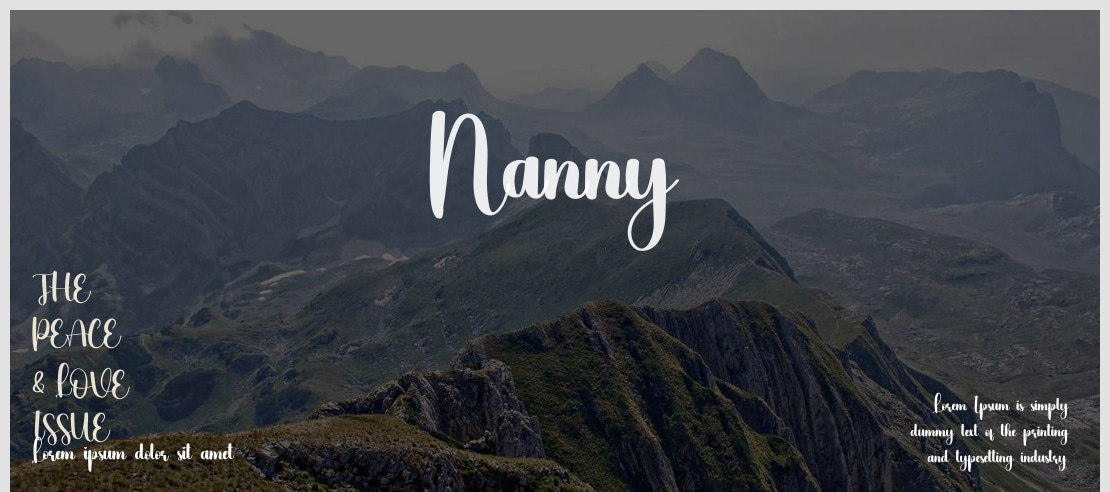 Nanny Font