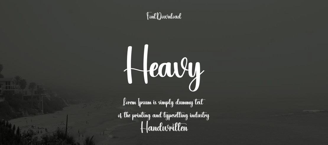 Heavy Font