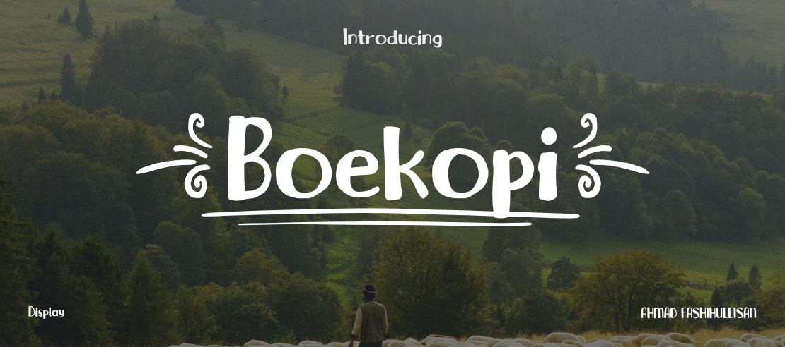 Boekopi Font