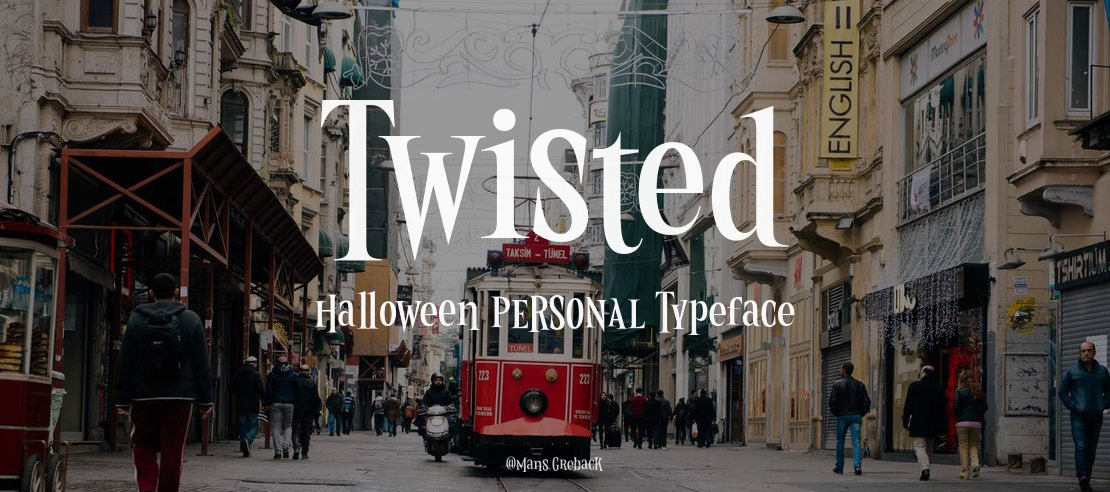 Twisted Halloween PERSONAL Font