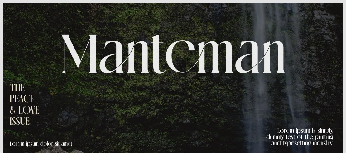 Manteman Font