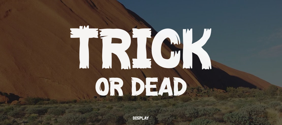 Trick Or Dead Font