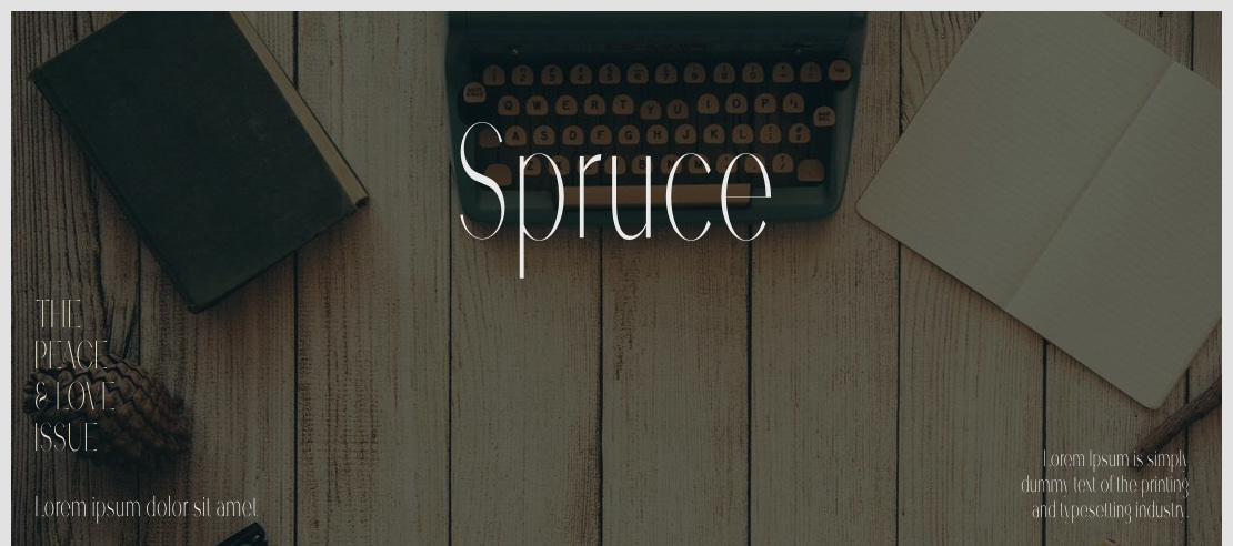 Spruce Font