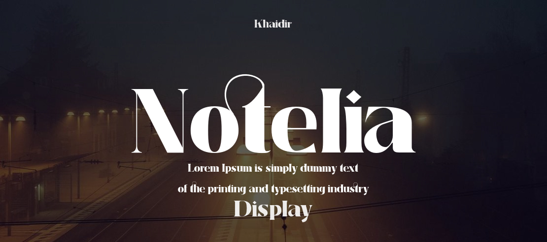 Notelia Font